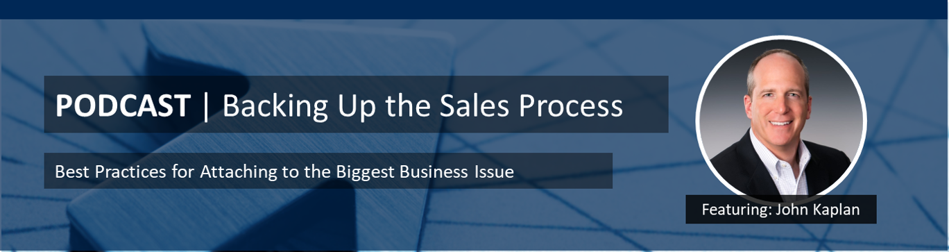 Backing up sales process