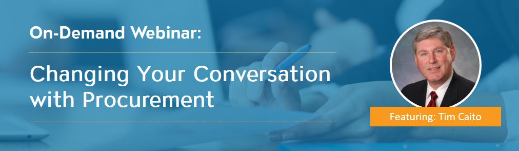 Changing Your Conversation with Procurement Banner